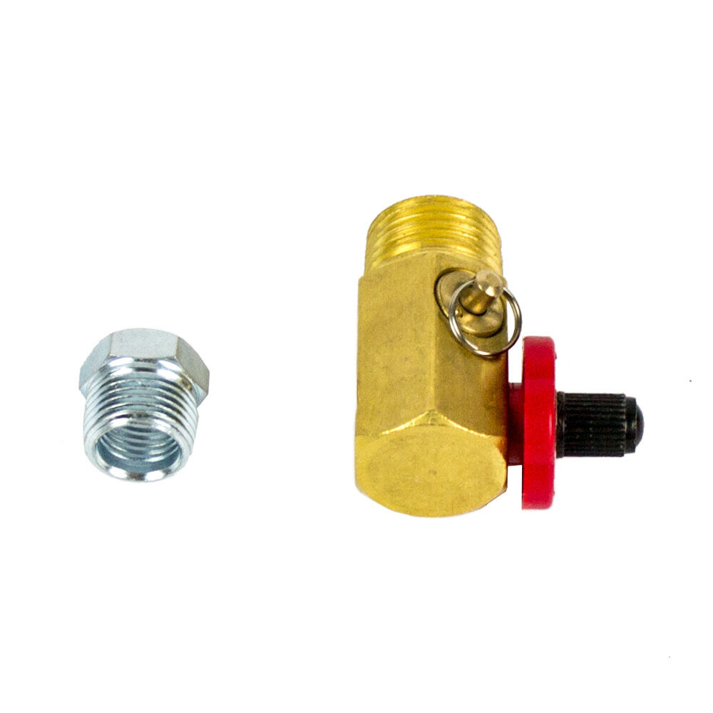 Powermate 1/2 Inch NPT Tank x 1/4 Inch NPT Hose x 1/8 Inch NPT Gauge Brass Air Tank Manifold