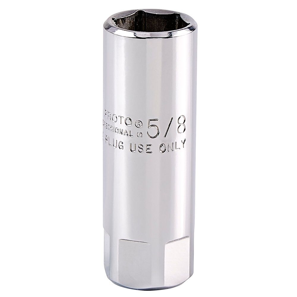 Proto Spark Plug Socket, 1/2 Inch Drive, 5/8 Inch, 6 Point