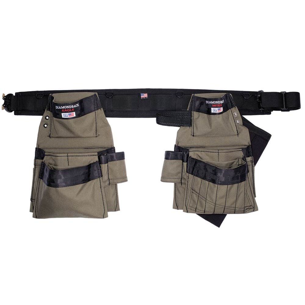 Diamondback Toolbelts 4in Small Ranger Green Artisan Tool Belt