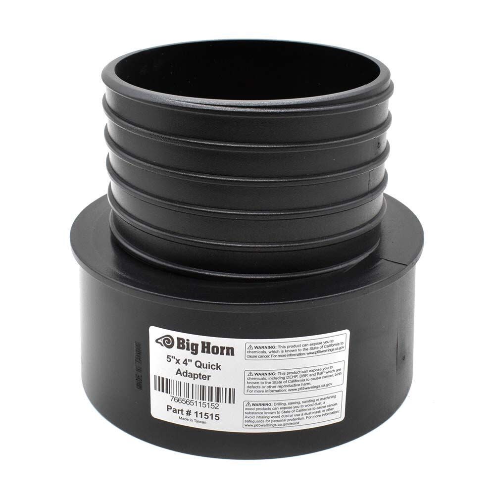 Big Horn 5 Inch x 4 Inch Quick Adapter For 4 Inch Hose