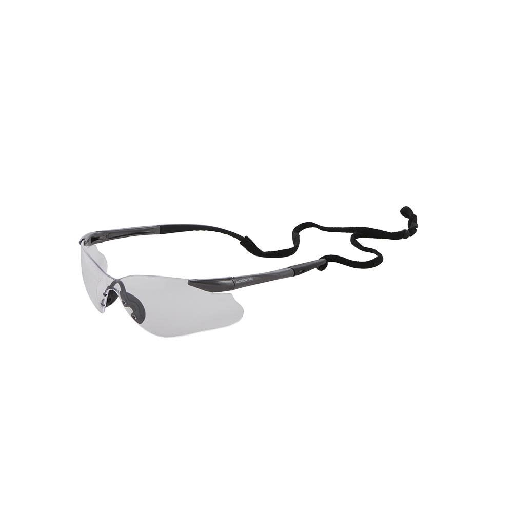 Jackson Safety Glasses Anti Fog Coating Clear Lens Gunmetal Frame