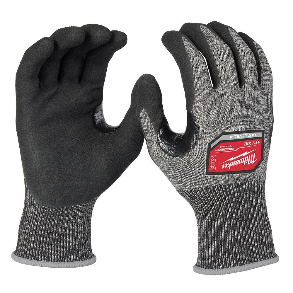 Milwaukee Cut Level 4 High-Dexterity Nitrile Dipped Gloves – XXL