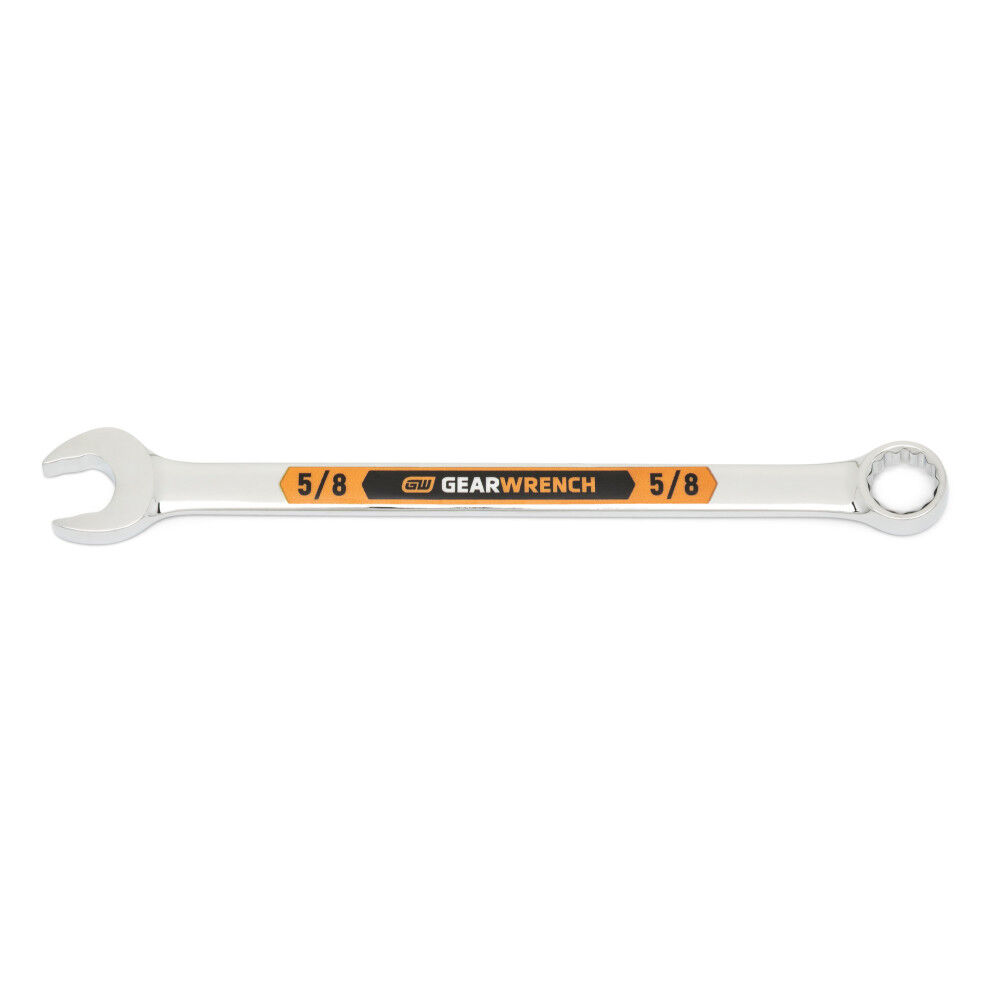 GEARWRENCH 5/8 Inch 12 Point Hi-Viz Long Pattern Combination Wrench