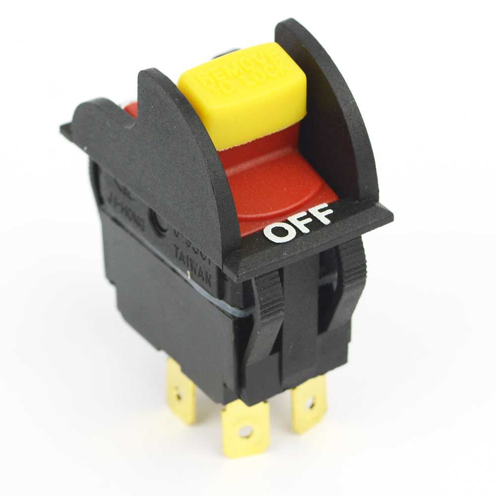 Big Horn 1-5/8 x 3/4 Inch On-Off Toggle Switch with Lock