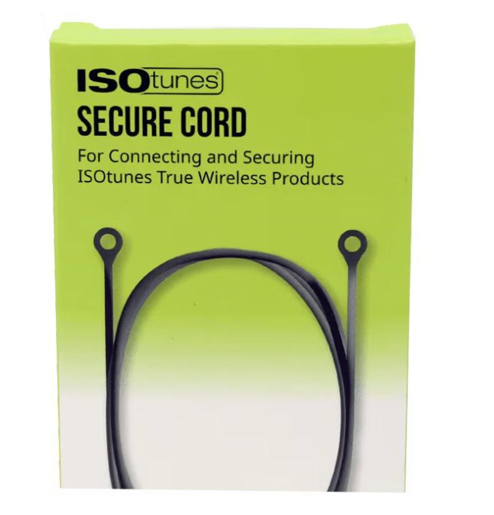 ISOtunes Haven Black Secure Cord For IT-12 IT-13 IT-14 IT-15