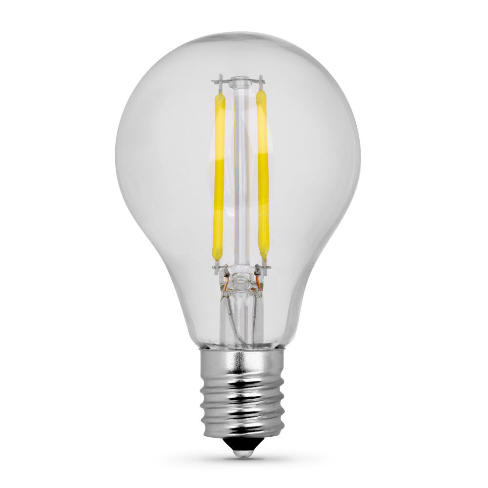 Feit Electric 75W A15 E17 5000K Glass Filament LED Bulb 2pk