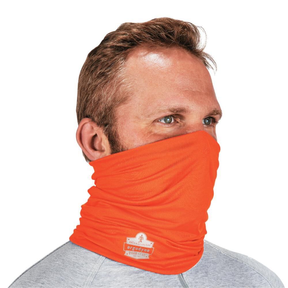Ergodyne Chill Its 6487 Cooling Multi Band Neck Gaiter, Orange