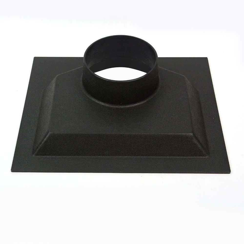 Big Horn 8-1/2 Inch x 10-1/4 Inch ABS Black Dust Hood with 4 Inch Outlet