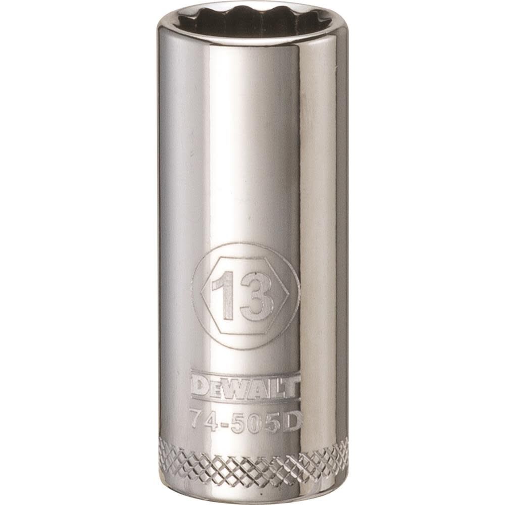 DEWALT Socket 12 Point 3/8in Drive Deep 13MM