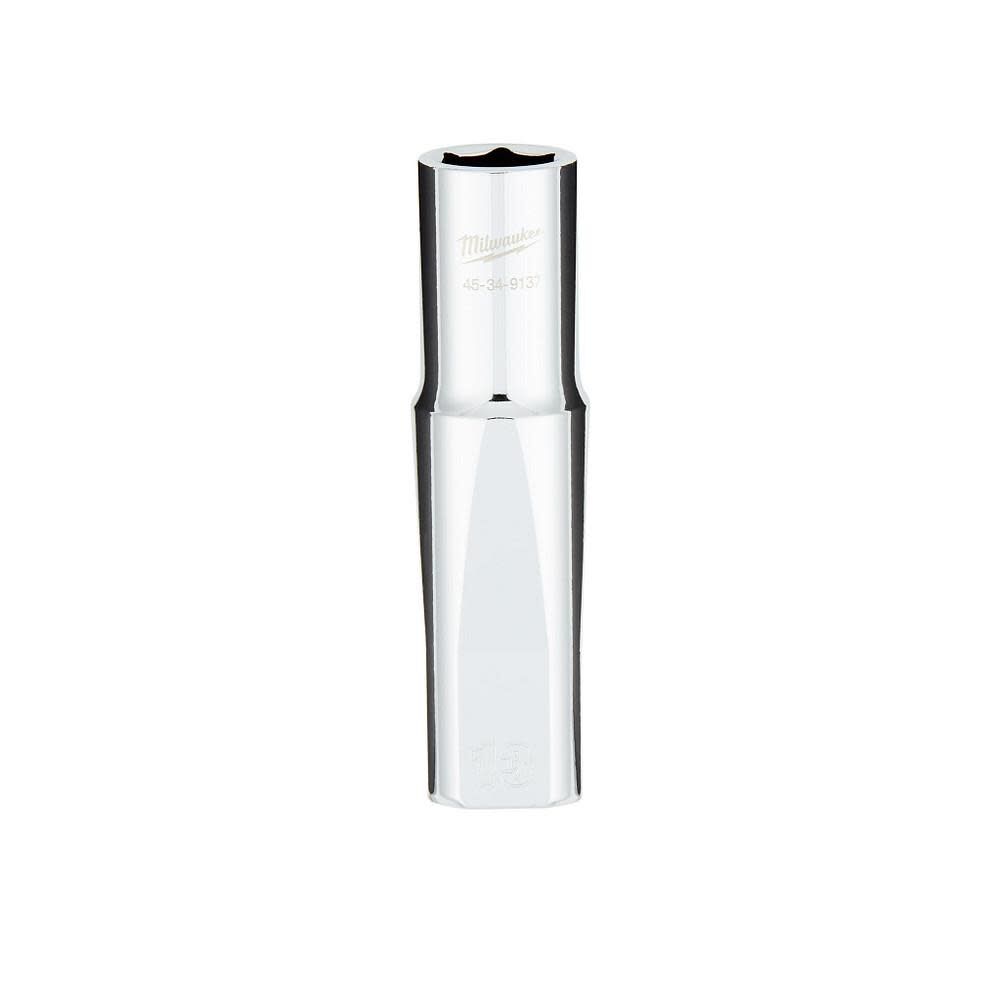 Milwaukee 1/2 in. Drive 13MM Metric 6-Point Deep Socket with FOUR FLAT Sides