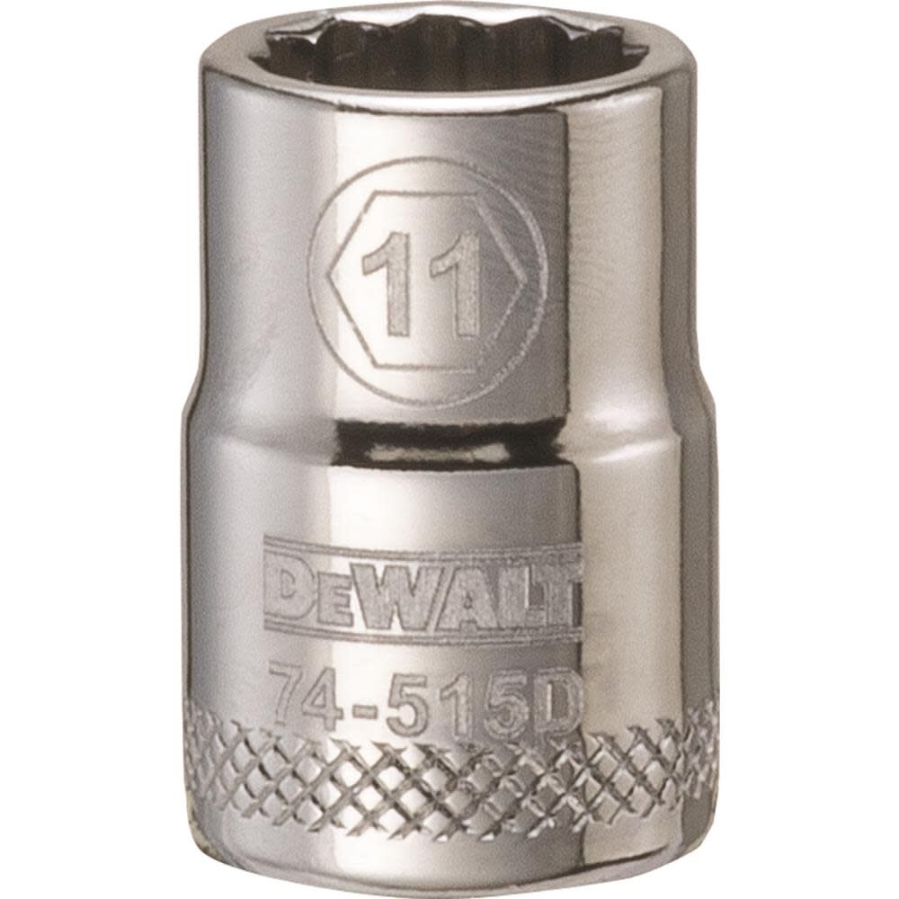 DEWALT Socket 12 Point 3/8in Drive 11MM