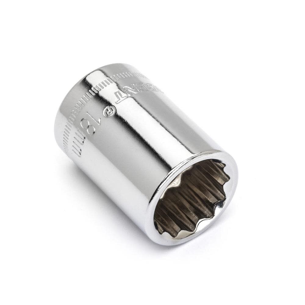 Crescent Socket 1/2 In. Drive 12 Point 18mm