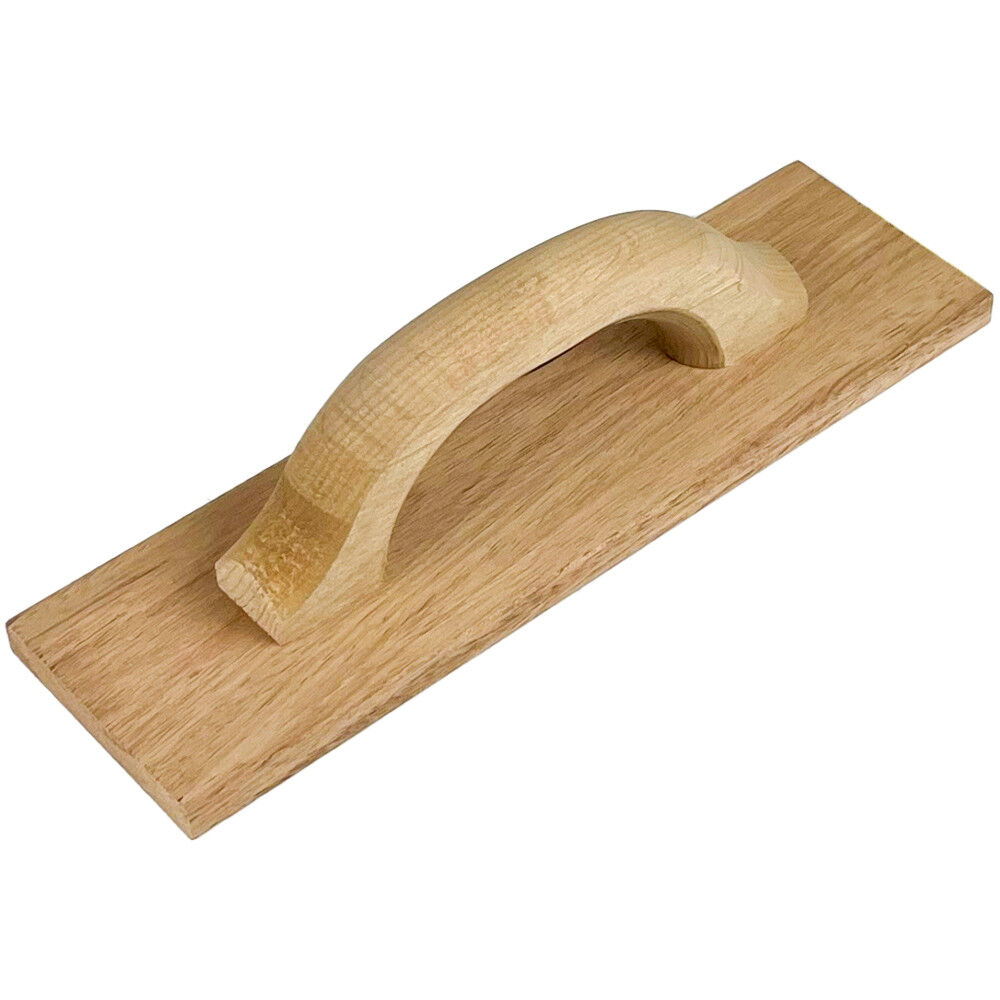 Kraft Tool Co Hi-Craft 12 Inch x 3-1/2 Inch Cali Wood Hand Float with Wood Handle