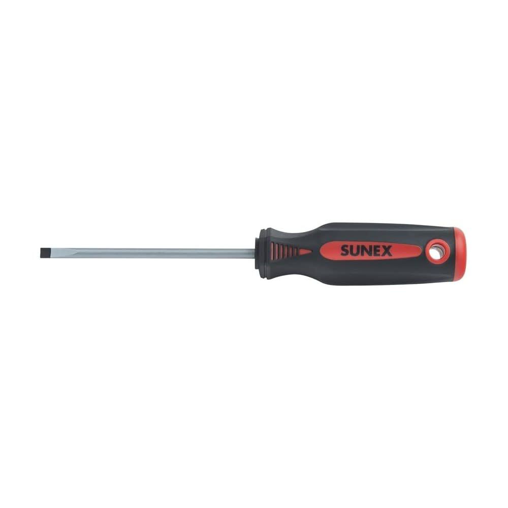 Sunex 3/16 Inch x 4 Inch Steel Matte Blasted Tip Cabinet Screwdriver