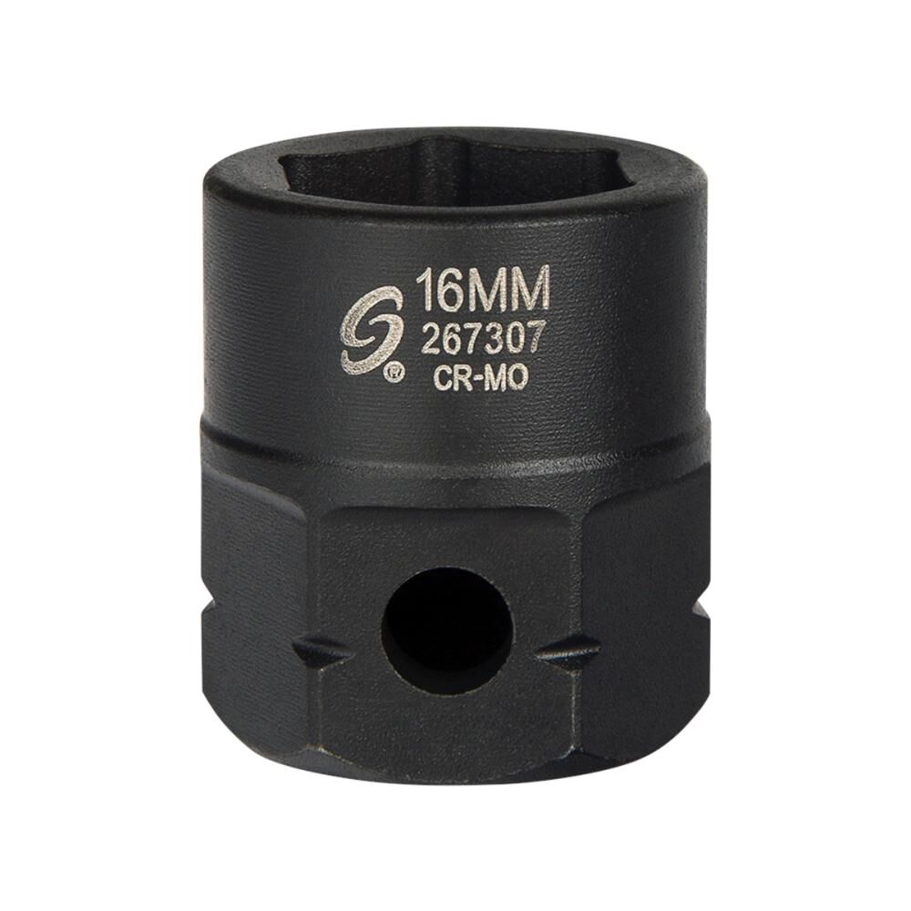 Sunex 16 mm 1/2 Inch Drive Molybdenum Steel Low Profile Impact Socket