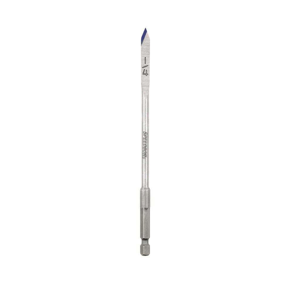 Irwin 1/4 In. x 6 In. SPEEDBOR Standard Length Flat Bit