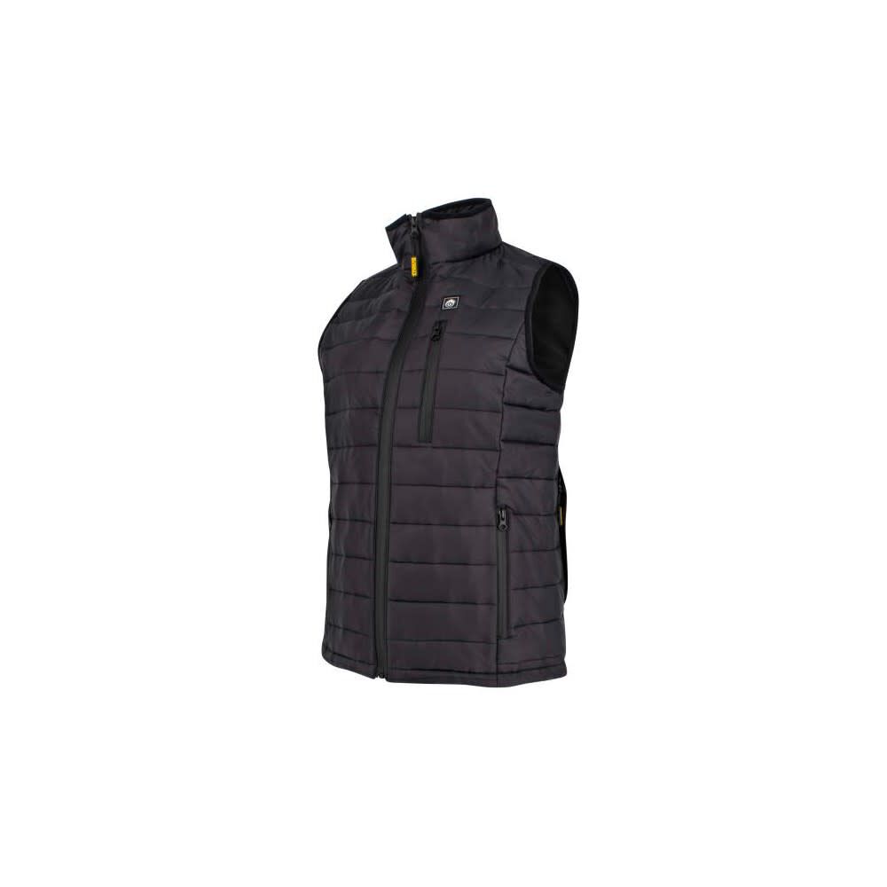 DEWALT Womens Lightweight Puffer Heated Vest Black Small