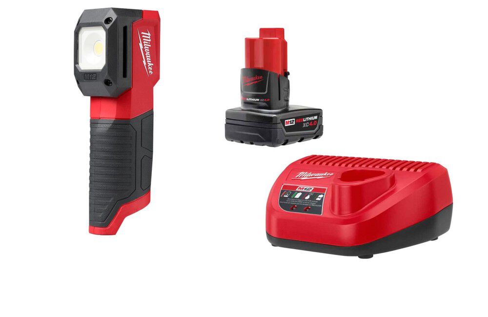 Milwaukee M12 Paint & Detailing Color Match Light Starter Kit Bundle