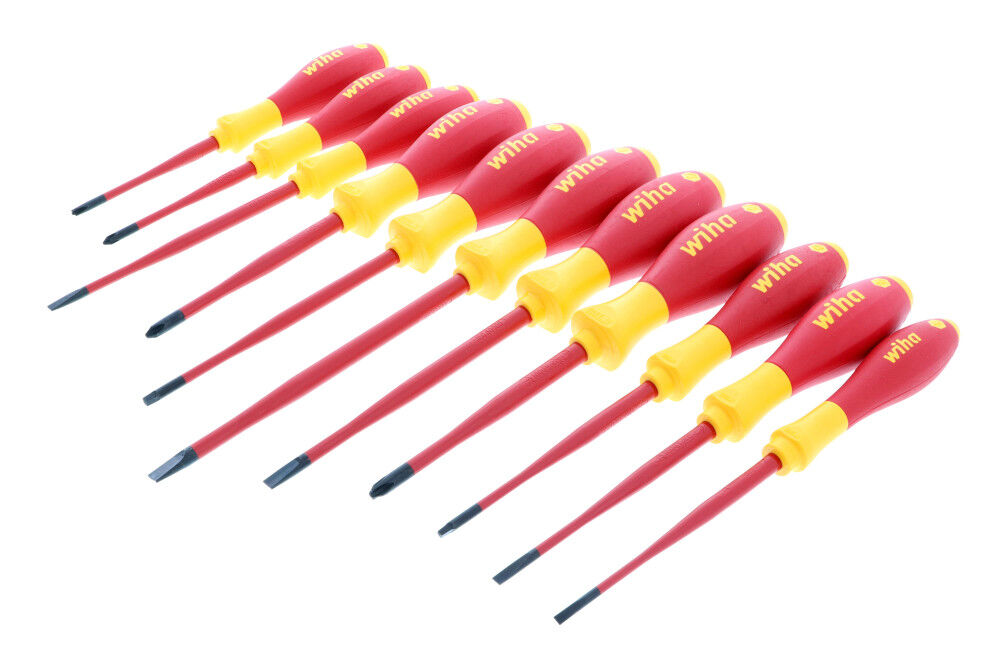 Wiha Insulated SlimLine Screwdriver Set, 11 Pieces