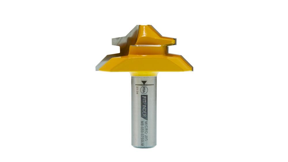 Microjig FITFINDER Lock Miter Router 1/2 in Shank Bit