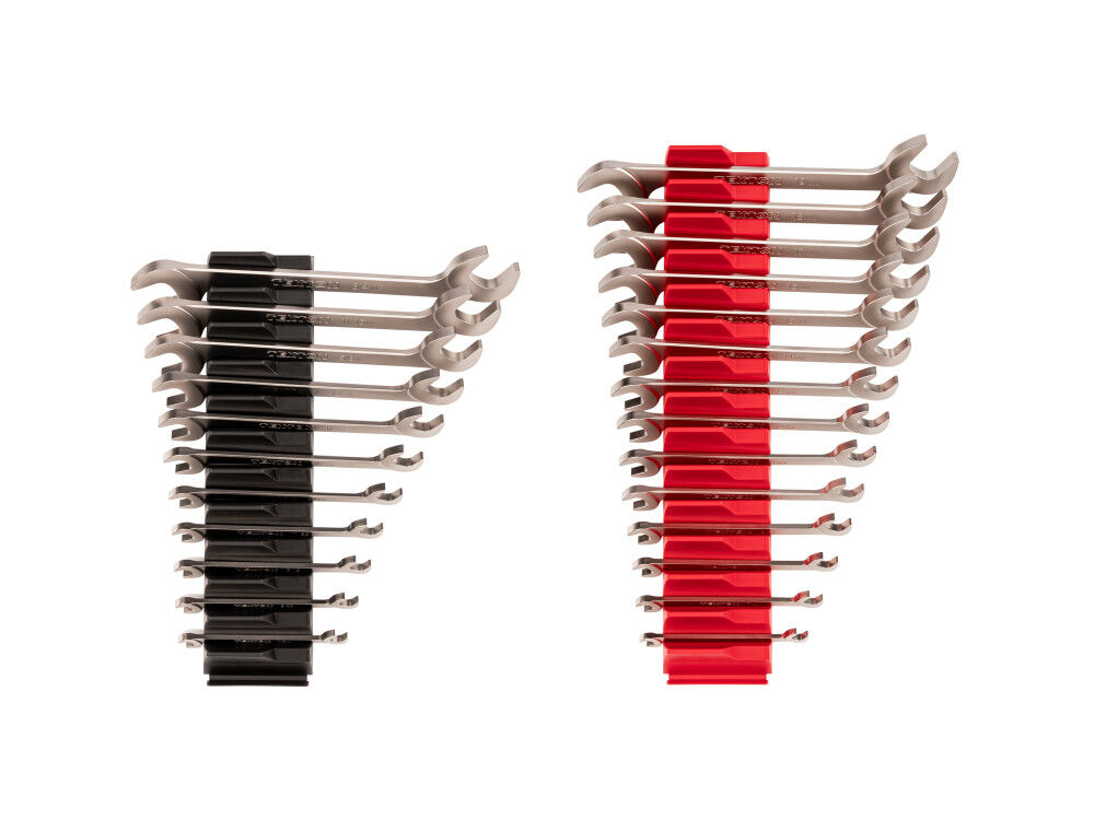 Tekton Angle Head Open End Wrench Set, 25 Piece, (1/4-3/4 Inch, 6-19 mm)