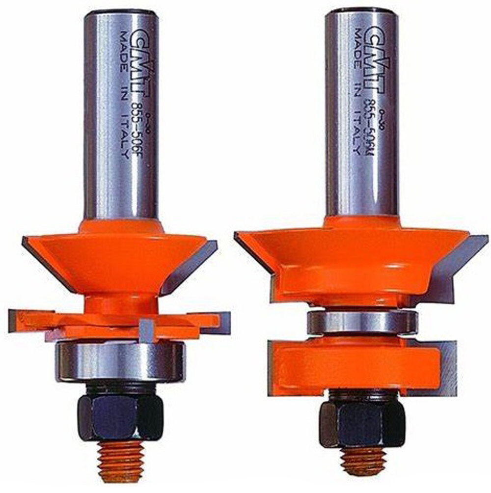 CMT V-Tongue & Groove Bit Set 1/2 In. Shank 1-3/4 In. Diameter
