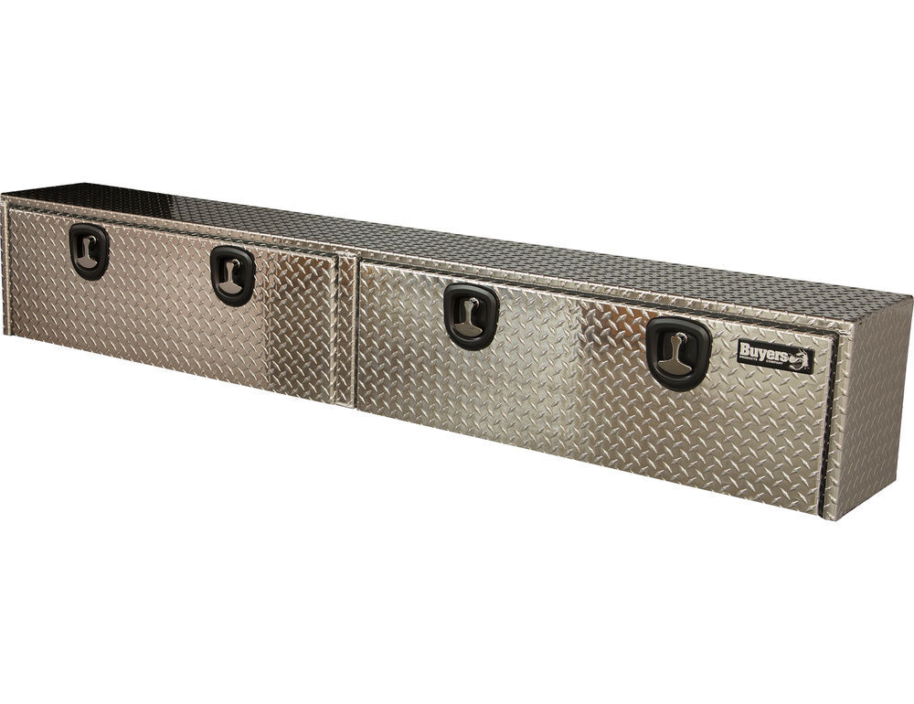 Buyers Products Company 18x16x96 Inch Diamond Tread Aluminum Topsider Truck Box