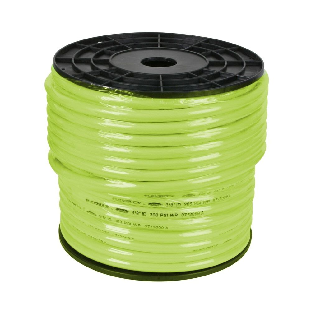 Flexzilla Pro Air Hose 3/8in x 250′ with plastic spool in ZillaGreen