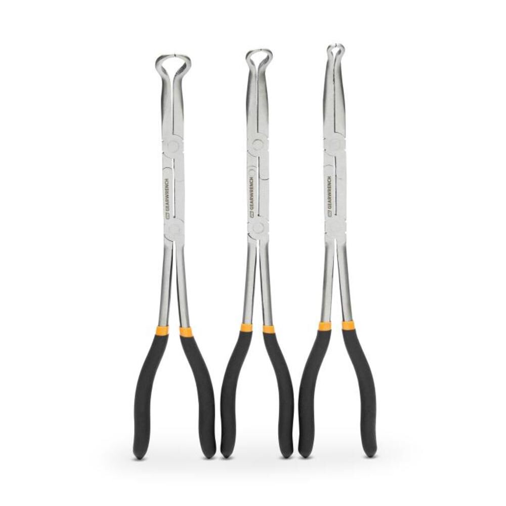 GEARWRENCH Double-X Hose Grip Plier Set, 3 Pieces