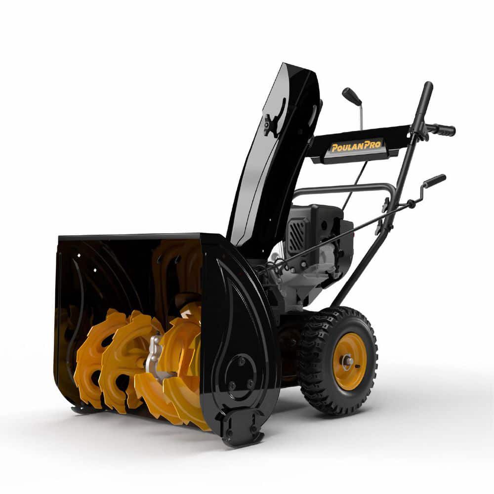Poulan Pro 24 Inch 212 cc Self Propelled Two Stage Gas Snow Blower