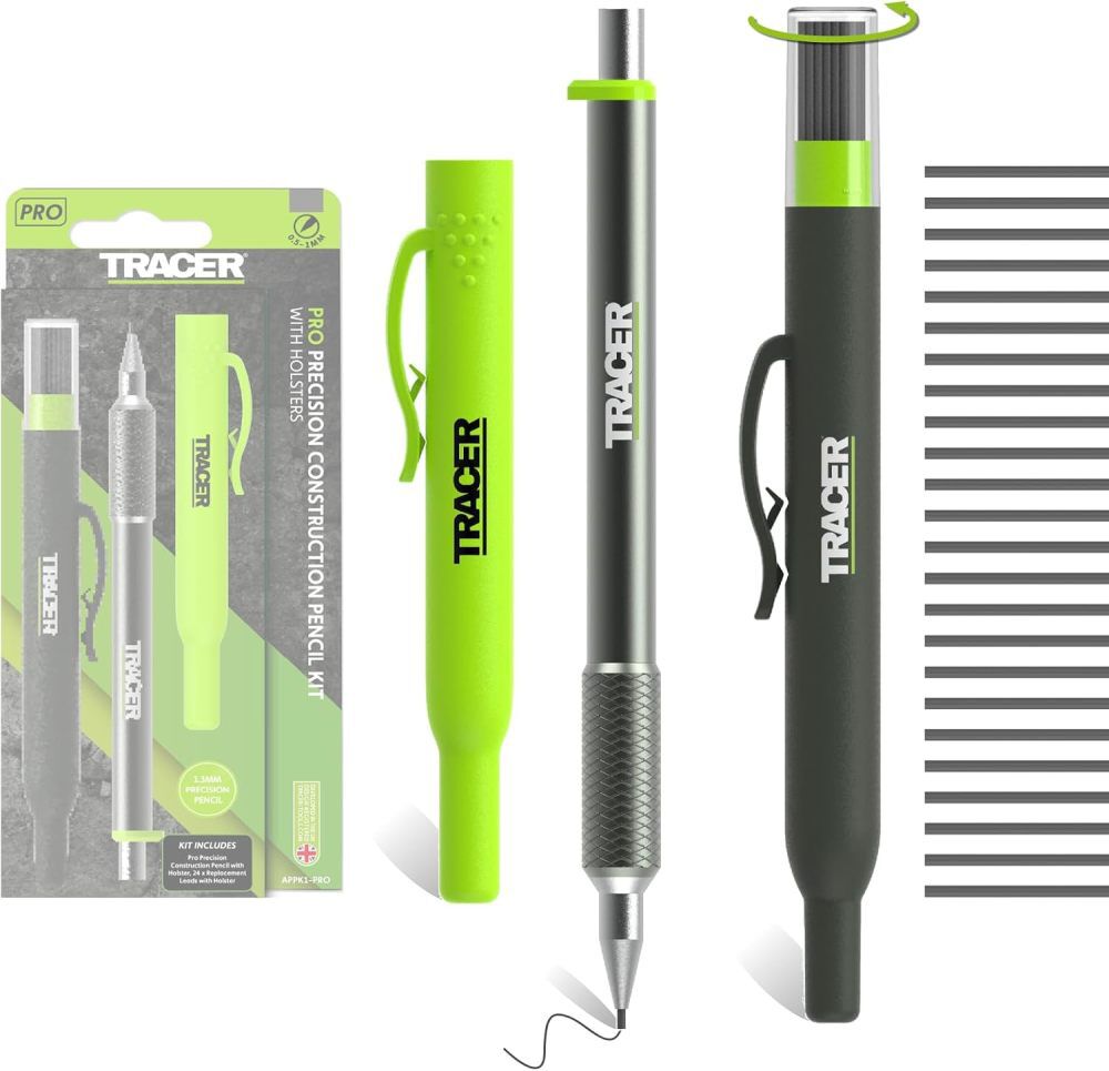 Tracer Pro Aluminum Precision Pencil Kit with Leads and Site Holsters