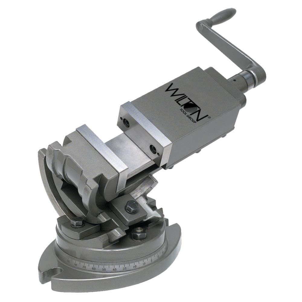 Wilton 3-Axis Precision Tilting Vise 2in Jaw Width 1 Jaw Depth