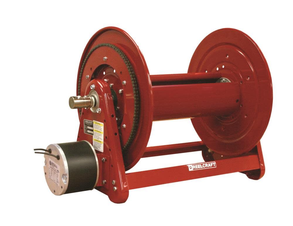 Reelcraft Electric Motor Driven Hose Reel 1/2in x 325′ 1000 PSI without Hose