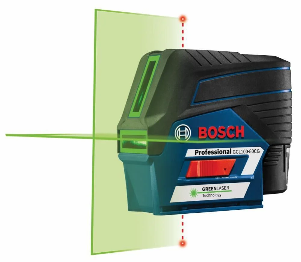 Bosch 12V Max Connected Green-Beam Cross-Line Laser Kit