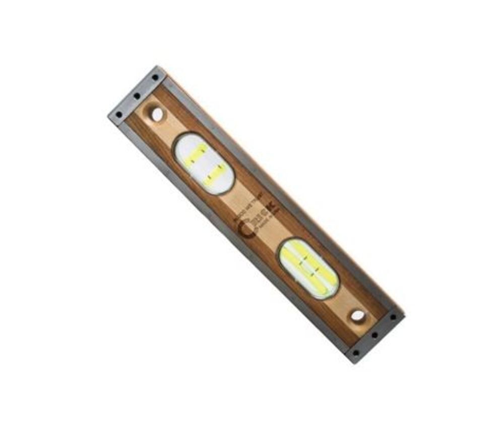 Crick Tool 12 Inch Standard Clear Magnetic 6-Vials Crick Level