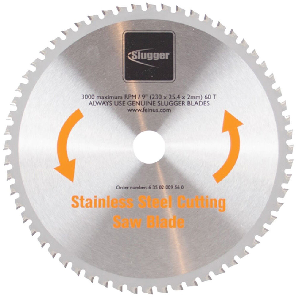 Fein MCBL09-SS 9 In. Saw Blade for Cutting Stainless Steel Fits the 9 In. Slugger by Metal Saw