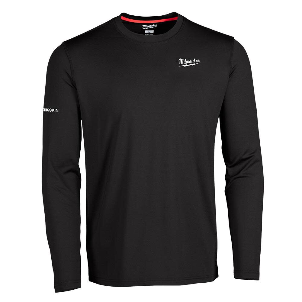 Milwaukee WORKSKIN Crew Neck Baselayer Black Medium