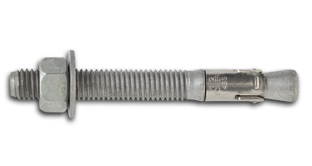 DEWALT 3/4 In. x 8-1/2 In. Power-Stud Galvanized Carbon Steel Wedge Expansion Anchor – 10 Anchors