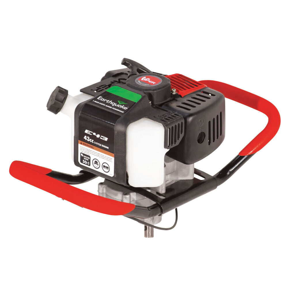 Earthquake 1-Person Earth Auger Powerhead – 43cc 2-Cycle Viper Engine