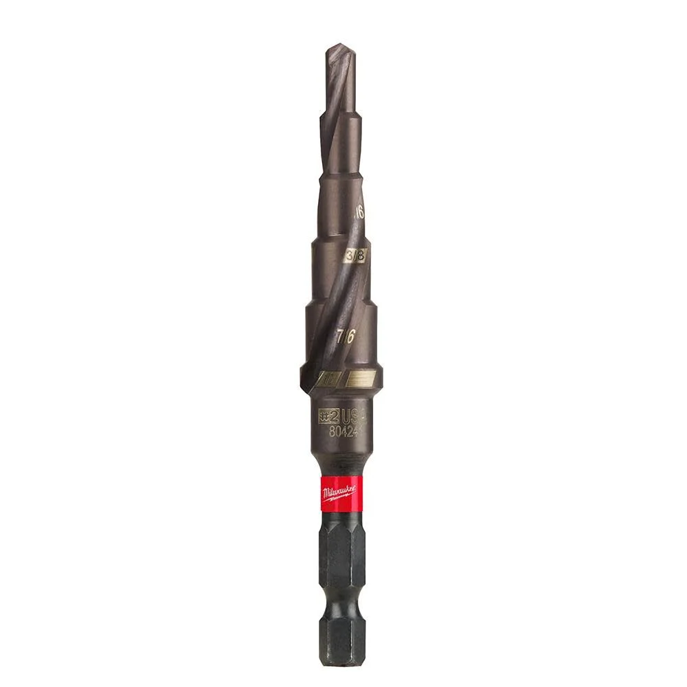 Milwaukee SHOCKWAVE Impact Duty Step Bit #2 3/16 – 1/2 in.