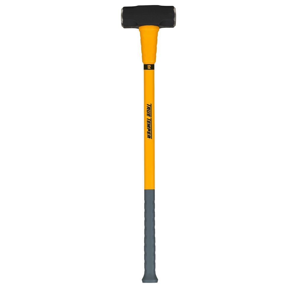 True Temper Toughstrike Sledge Hammer Fiberglass Handled 12 Lbs