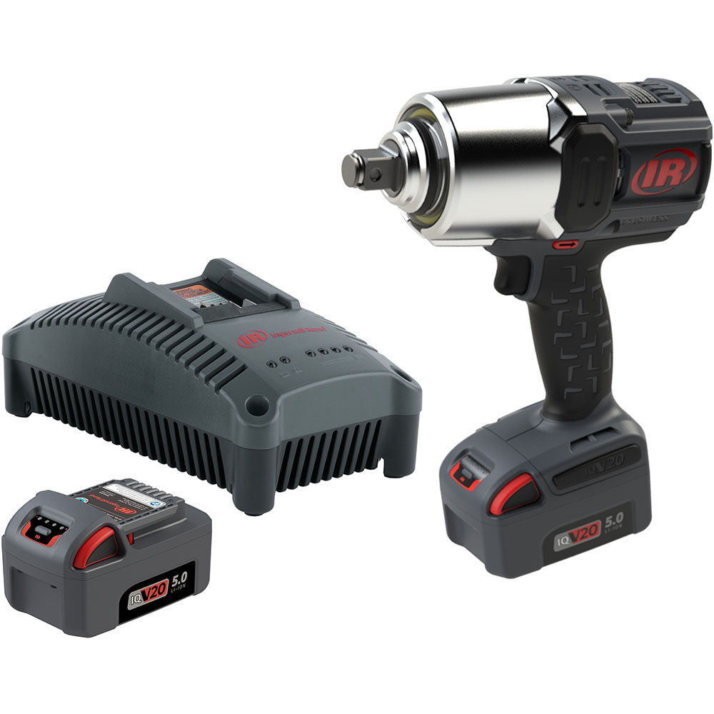 Ingersoll Rand 20V 3/4 Inch Impact Wrench Kit, 2000 Ft-Lb