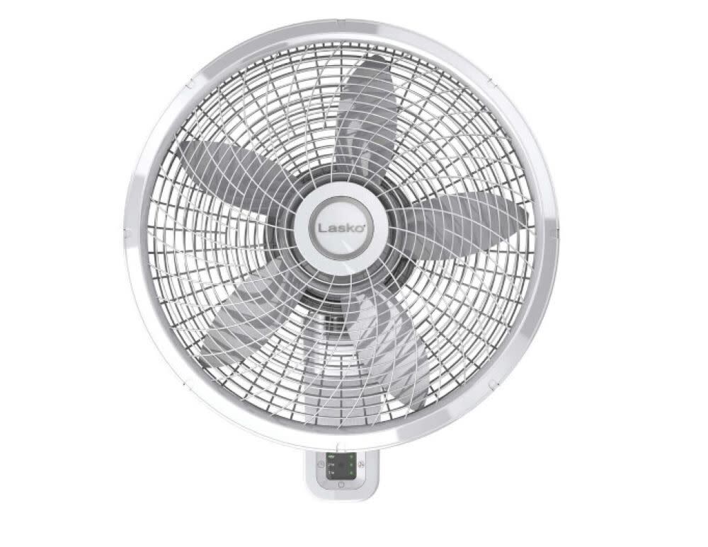 Lasko Oscillating Wall Mount Fan 22.5in H X 18in D 3 Speed