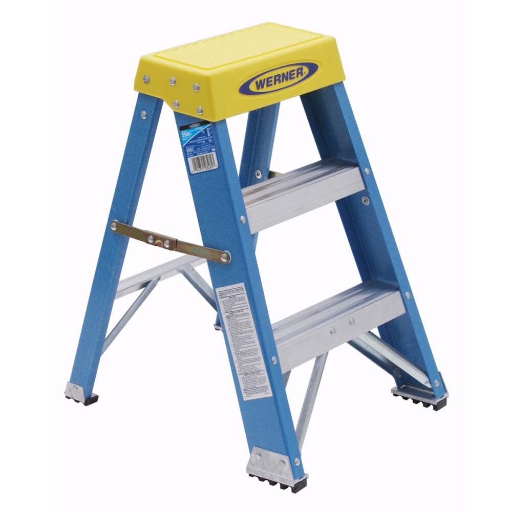 Werner 2 Ft. Type I Fiberglass Step Stool