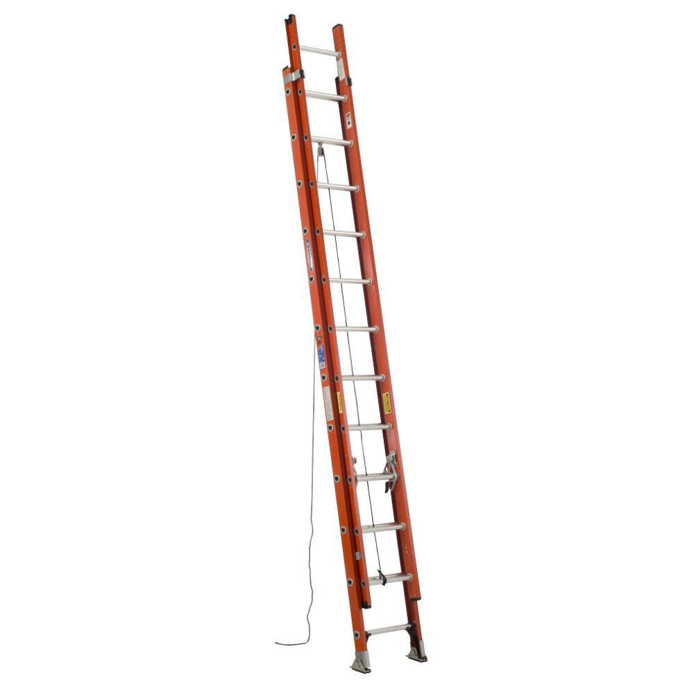 Werner Type IA Fiberglass D-Rung Extension Ladder 24′