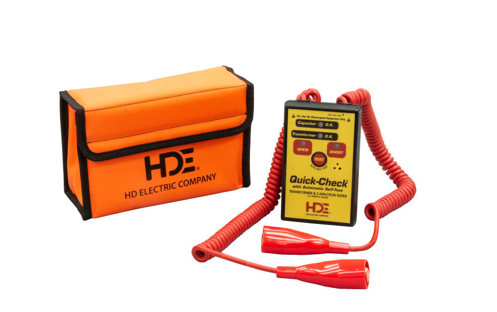 Greenlee Quick-Check Transformer and Capacitor Tester, Auto Self-Test, Magnet