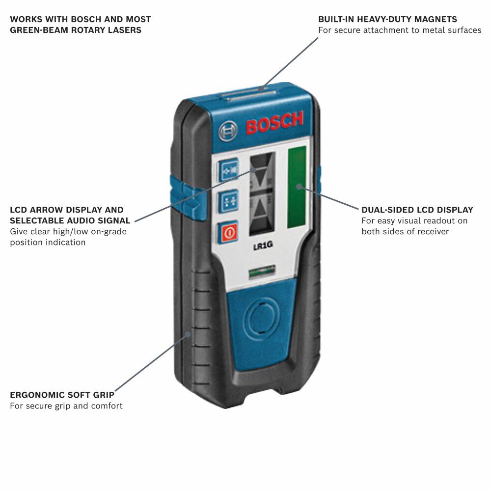 Bosch Green Beam Rotary Laser Receiver