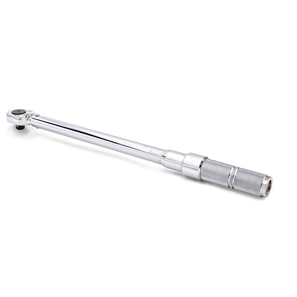 Proto 1/2 in Drive Ratcheting Head Micrometer Torque Wrench 40-201
