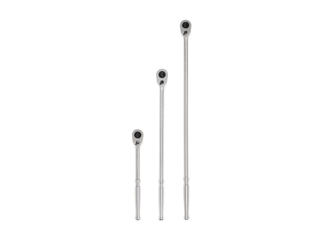 Tekton 1/2 Inch Ratchet Set, 3 Pieces (10-1/2, 18, 24 Inch)