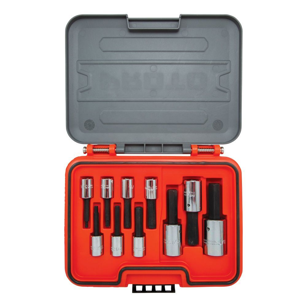 Proto Socket Set 3/8 & 1/2 DR 10pc SAE HEX
